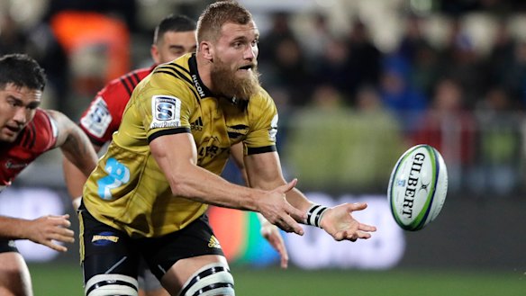 Precedent: New Zealand Rugby recently granted Hurricanes captain Brad Shields a release that enabled Eddie Jones to name him in his England squad. 