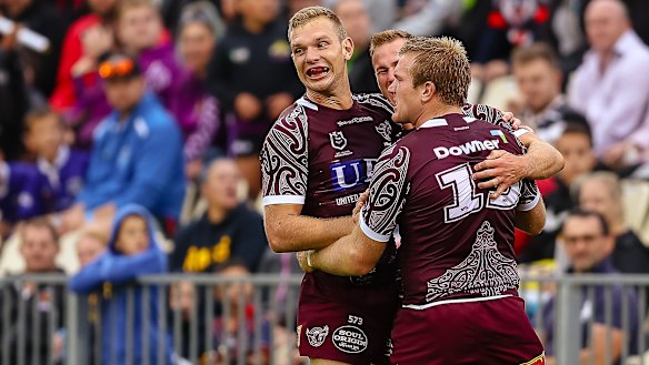 Manly trio Daly Cherry-Evans and Tom and Jake Trbojevic are among the highest paid players in the game.