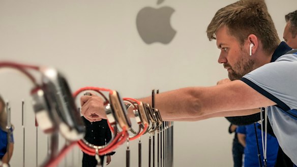 The new Apple Watch Series 4.