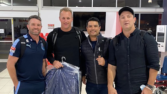 Former Blues legends Danny Buderus, Mark Gasnier, Craig Wing and Nathan Hindmarsh were part of the only two teams to win Origin deciders in Brisbane.