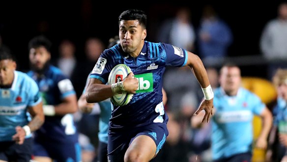 The Waratahs won't be lining up against Blues winger Rieko Ioane this weekend. 