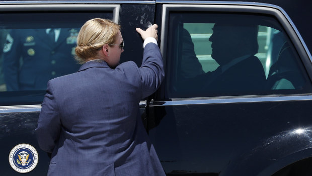 Before Donald Trump rode presidential limousines, above, he had a personal driver for more than 20 years.