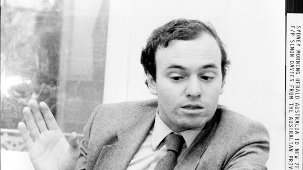 Simon Davies in May 1982.
