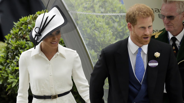 Prince Harry and Meghan Markle make their Royal Ascot debut in 2018.