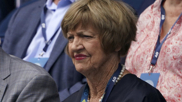 Margaret Court at this year's Australian Open. 