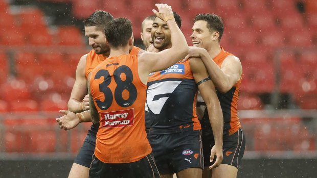 Callum Brown was instrumental for the Giants on Sunday.
