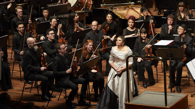 A triumph: Deborah Cheetham performs her 'Eumeralla: a War Requiem for Peace’s' with the MSO.