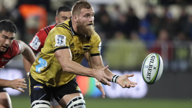 Precedent: New Zealand Rugby recently granted Hurricanes captain Brad Shields a release that enabled Eddie Jones to name him in his England squad. 