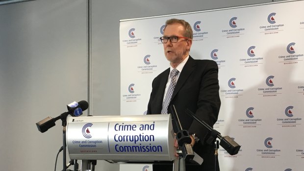 Crime and Corruption Commission Alan MacSporran said the episode was a "disgraceful" example of a public servant trying to comply with a politician without speaking frankly.
