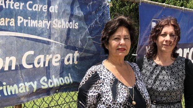 After-school carers Jeanne Hannivig-Jones and Joy Robustellini say they have unfairly been put out of business as independent state schools look towards the dollars, not sense.