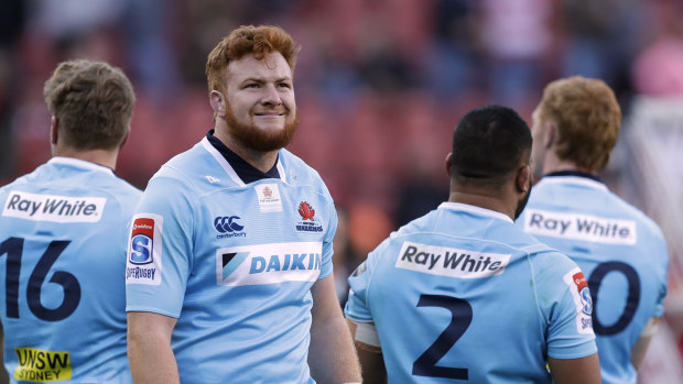 Harry Johnson-Holmes was a great find for the Waratahs this season. 