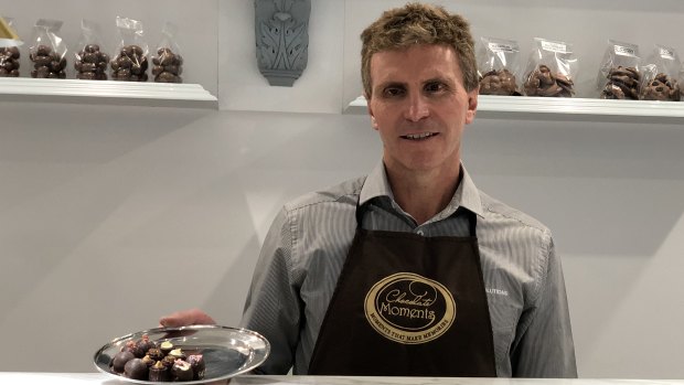 Chocolatier Gerrard Gosens from Chocolate Moments on Albert Street says Cross River Rail has had a huge impact on his business.