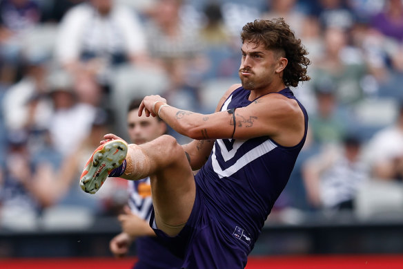Jackson is Fremantle’s No.1 ruckman while Sean Darcy is sidelined with injury.
