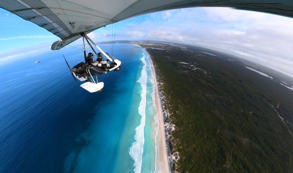 Milly Formby has spotted pods of whales and their calves while flying over the coast.