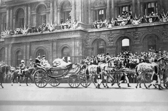 An image from Queen Victoria’s visit to Dublin from April 4-26, 1900.