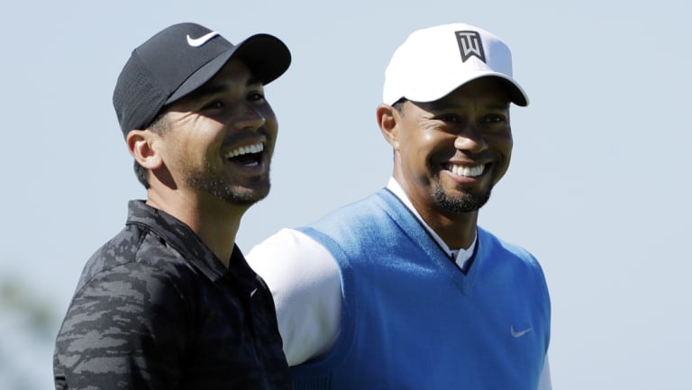 Major opportunity: The new schedule could prove beneficial to the likes of Jason Day (left) or Tiger Woods.