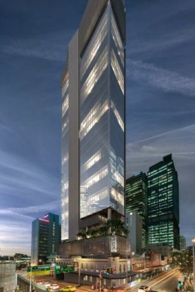 The proposed development at 320 George Street, Brisbane CBD.