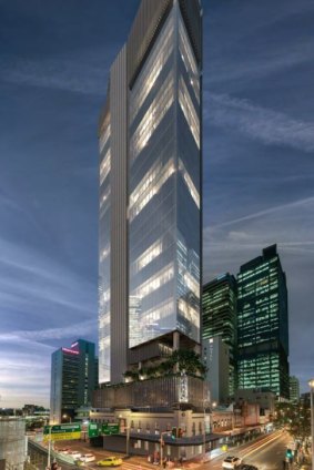 The approved development at 320 George Street, Brisbane CBD.