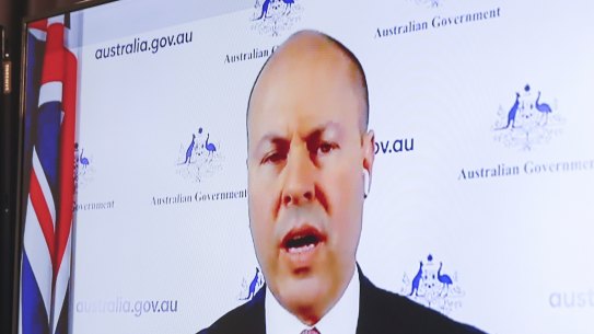 Treasurer Josh Frydenberg and Finance Minister Simon Birmingham release the final outcome for the 2020-21 budget. This year’s deficit is expected to deteriorate due to extra spending.