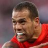 Buddy Franklin in full flight