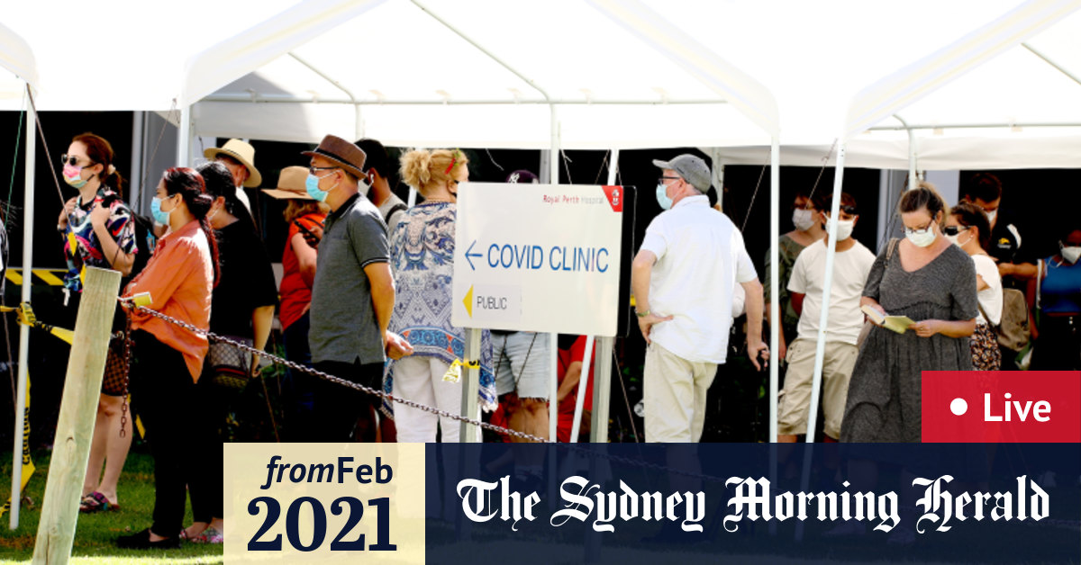 pic Covid Clinic Perth Cbd coronavirus australia update live wa