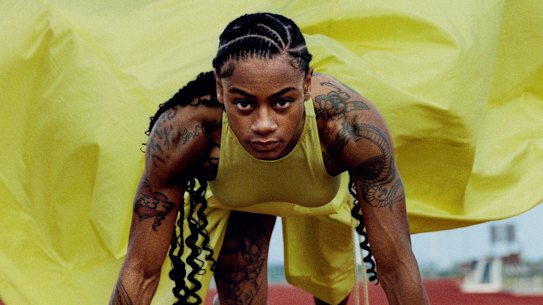 The Vogue cover featuring Sha’Carri Richardson.