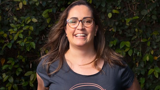 Ruby Glew who uses the Sam Wood app to maintain her fitness. 