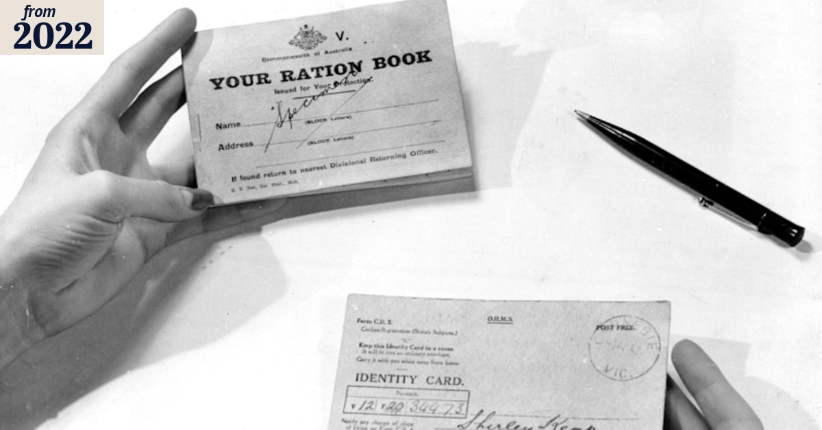 From the Archives, 1942: Victorians issued with ration books