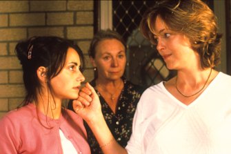 Pia Miranda, Elena Cotta and Greta Scacchi in a still from the film <i>Looking for Alibrandi</i>.