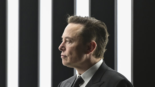 Elon Musk in Berlin.