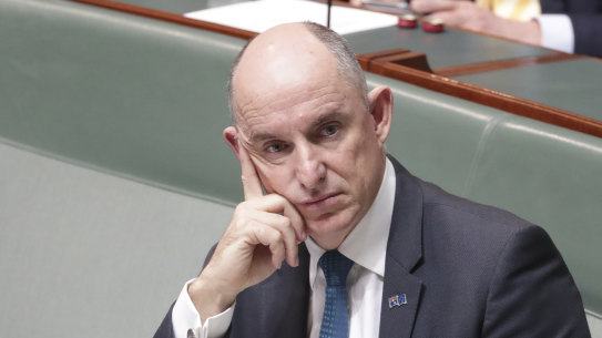 Stuart Robert took out the trash on Christmas Eve.