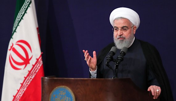 Iranian President Hassan Rouhani on Sunday tried to downplay the US sanctions targeting the country's vital oil and gas sector. 