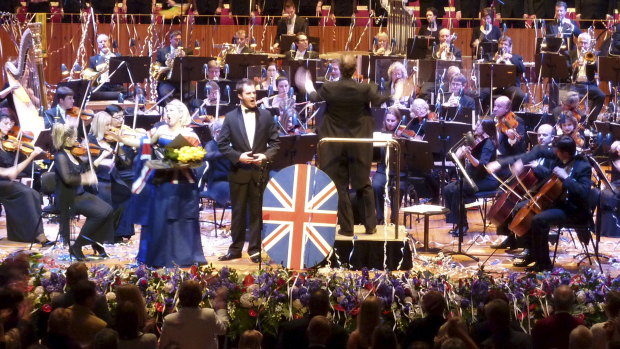 The 2010 performance of the Sydney Symphony Orchestra's Last Night of the Proms at the Opera House.