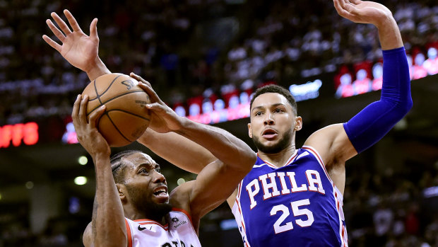 Ben Simmons dropped his usually serious demeanour.