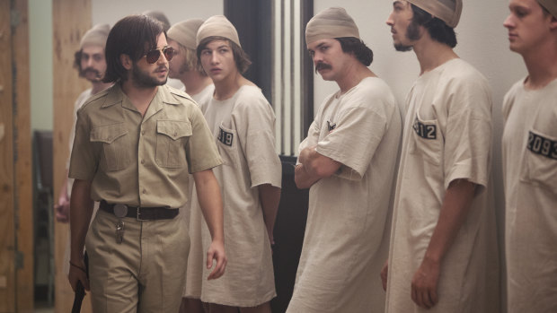 The prisoners, referred to only by their numbers and treated harshly, rebelled and blockaded themselves inside their cells during the Stanford prison experiment.