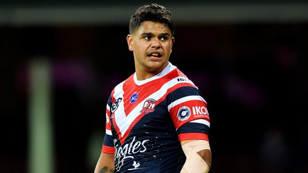 Roosters centre Latrell Mitchell is struggling to find a place to call home.