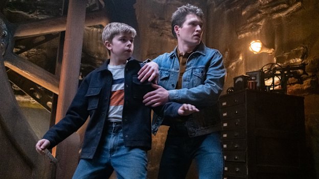 The 1970s classic The Hardy Boys has been given an update, starring Alexander Elliot as Joe (left) and Rohan Campbell as his older brother Frank.  