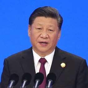 Xi Jinping at the opening ceremony for the China International Import Expo in Shanghai.
