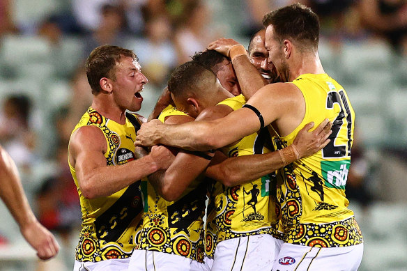 Richmond's Daniel Rioli said he'd treasure the Dreamtime in Darwin match for the rest of his life. 