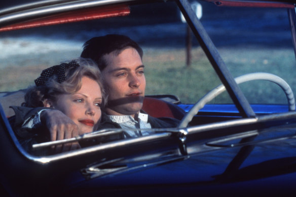 Charlize Theron and Tobey Maguire in The Cider House Rules, for which John Irving won an Oscar.
