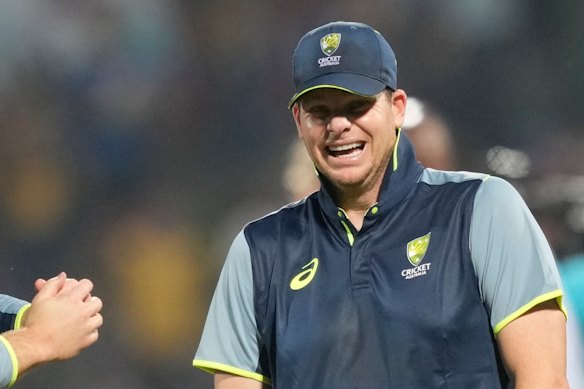 Steve Smith wants to play cricket at the Olympics, but he was on the sidelines as Australia lost games at the T20 World Cup that might jeopardise their qualification for the LA Games.