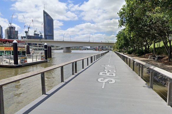 The new deck on the Story Bridge footpaths will look a bit like the South Bank boardwalk.
