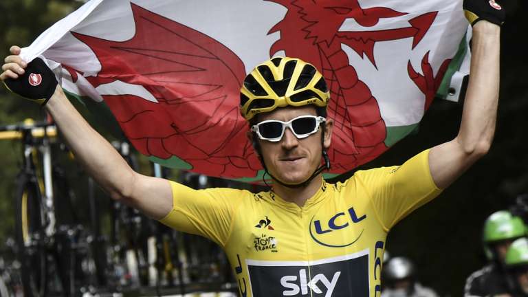 Tour de France winner Geraint Thomas.