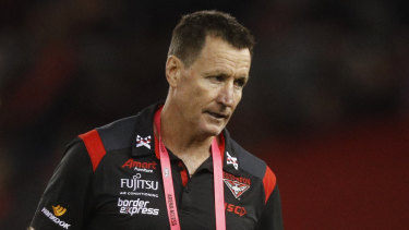 Bombers coach John Worsfold.