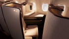 The Cathay Pacific Aria business class suite - with sliding privacy door - is now flying aboard just one retrofitted Boeing 777-300ER, with more retrofits underway. 