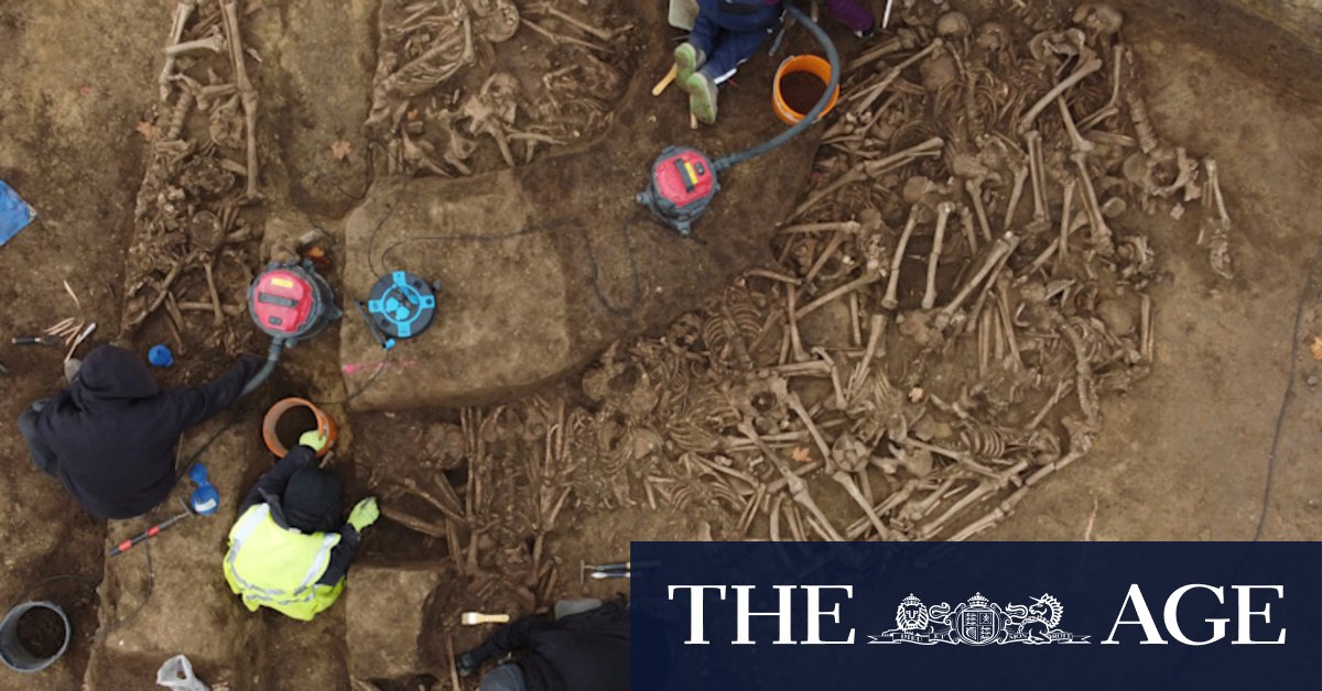 Rare mass grave of Roman soldiers under soccer field points to birth of Vienna