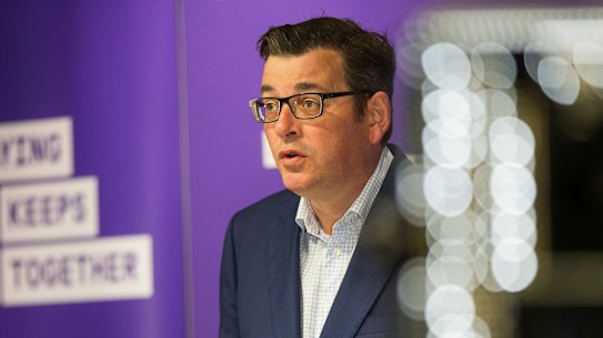 Premier Daniel Andrews says he is confident he will make "significant announcements" on Sunday. 