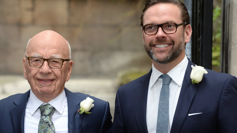 James Murdoch breaks ranks over climate change denial