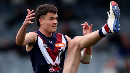 Harry Armstrong is set to be the first key forward picked in next month’s AFL draft.