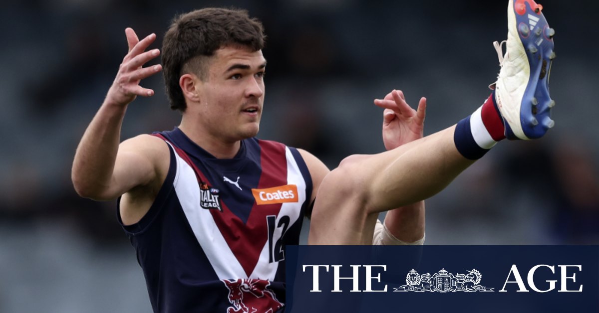 AFL Draft 2024 Draft prospect Harry Armstrong left hospital to watch